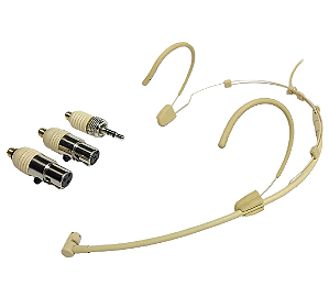MICROFONE HEADSET P2/ MINI XLR DYLAN DH-55 BEGE