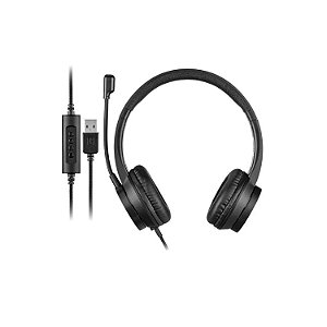 HEADSET COM FIO HF1100 USB / USBC 150CM MULTILASER PH501