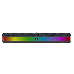 SOUNDBAR GAMER REDRAGON NEO RGB PRETO USB-C BLUETOOTH 10W RMS COM CONTROLE DE VOLUME GS515
