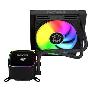 WATER COOLER DULEY BLACK VULCAN ARGB 120MM COM DISPLAY  TDP 200WPCYES WCDLY120