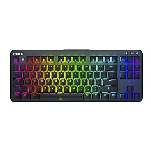 TECLADO MECANICO GAMER FNATIC MINISTREAK SILENT RGB USB US PRETO CKB0002