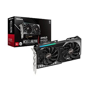 PLACA DE VIDEO ASROCK AMD RADEON RX9060 XT CHALLENGER  OC 16GB DDR6 128BIT 90-GA5QZZ-00UANF