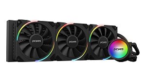 WATER COOLER 360MM SANGUE FRIO 3 ARGB PRETO VULCAN ARGBSF3360BR