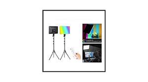 ILUMINADOR RETANGULAR LED RGB 14" COM TRIPE 2M PM-36