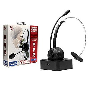 HEADSET OFFICE SEM FIO COM BASE HS-200 CHIP SCE 015-0103