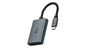 LEITOR CARTAO TP LINK UA440C USB TIPO C PARA SD E MICRO SD