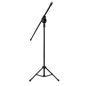 PEDESTAL BÁSICO PARA MICROFONE VISAO MUSICAL SEM REGULAGEM DE ALTURA VPM-B BK