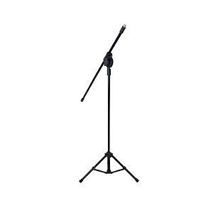 PEDESTAL PARA MICROFONE VISAO MUSICAL SEM REGULAGEM DE ALTURA VPM-B BK