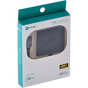 CONVERSOR ADAPTADOR USB TIPO C X HDMI 4K FEMEA VINIK 31460