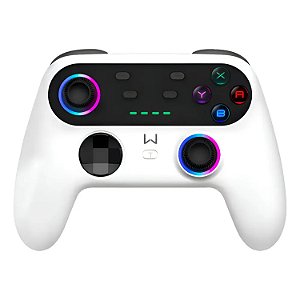 CONTROLE WARRIOR ULTRA PRO BLUETOOTH NINTENDO E PC BRANCO JS0092