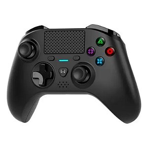 CONTROLE WARRIOR MINE PRO BLUETOOTH PS4 E PC PRETO JS0093