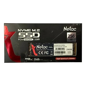 SSD M.2 256GB NV2000 PCIE 3X4 2280 NVME NETAC