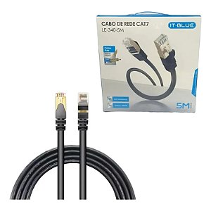 CABO DE REDE CAT7 5M IT BLUE LE-340