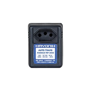 AUTOTRAFO DE PAREDE HAYONIK TRP3022 E-127 S-220 30VA TRANSFORMADOR DE TENSAO