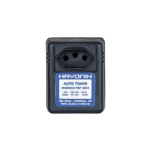 AUTOTRAFO DE PAREDE HAYONIK TRP3011 E-220 S-127 30VA TRANSFORMADOR DE TENSAO