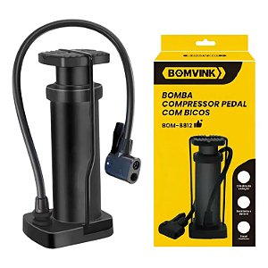 BOMBA DE AR MANUAL COM PEDAL BONVINK BOM-8812