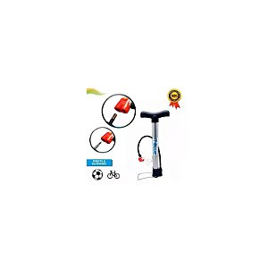 BOMBA DE AR MANUAL COMPACTA COM PEDAL IT BLUE BOM-8805