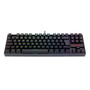 TECLADO MAGNÉTICO GAMER REDRAGON KUMARA PRO RGB SWITCH BROWN USB ABNT2 PRETO K552RGB-PRO V2