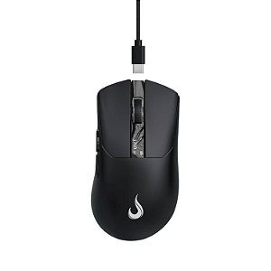MOUSE GAMER RISE MODE GHOST DISPLAY 6 BOTÕES WIRELESS/BLUETOOTH 12000DPI RM MG GHT FB