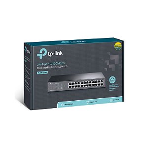SWITCH TP-LINK 24PORTAS 10/100 TL-SF1024D RACK