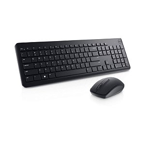 KIT TECLADO E MOUSE SEM FIO DELL KM3322W USB ABNT2 580-BBBB PRETO