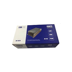 FONTE CHAVEADA LUATEK 24V 30A METALICA LKF-3024