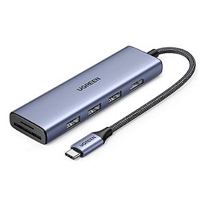 HUB USB UGREEN 6 EM 1 COM HDMI/2P USB-C 3.2/2P USB-A 3.0/USB-C- CM888 100W