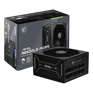 FONTE ATX 850W 80 PLUS GOLD PFC ATIVO FULL MSI MAG A850GLS PCIE5