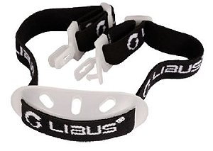 Jugular De Tecido Duas Pontas 15mm C/ Peça De Queixo Libus