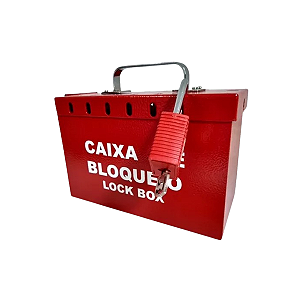 Caixa De Bloqueio Em Grupo Aço C/ Alça Agatech