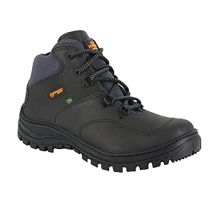 Botina De Segurança Ecosafety Primavera PS-410 Latego Preto - CA 46122