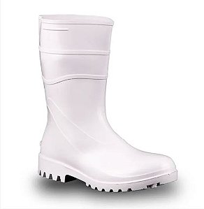 Bota De PVC Bracol BPC Curta (28Cm) Branca - CA 37456