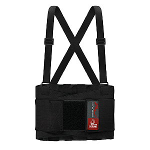Cinta Lombar Ergonômica Cor Preta Steelflex
