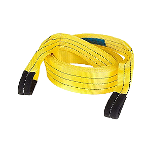 Cinta De Elevação De Carga Sling 3Ton X 6Metros (Amarela) Fita Cabo