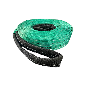 Cinta De Elevação De Carga Sling 2Ton X 5Metros (Verde) Fita Cabo