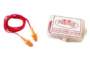 Protetor Auricular De Silicone C/ Cordão Freitas - CA 18189