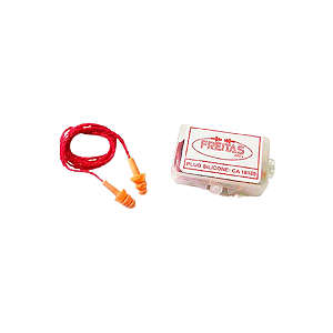 Protetor Auricular De Silicone C/ Cordão Freitas - CA 18189