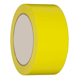 Fita Adesiva Amarela Para Demarcação De Solo 48MM X 30CM