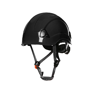 Capacete De Proteção P/ Trabalho Em Altura Steelflex Falcon Preto - CA 42234