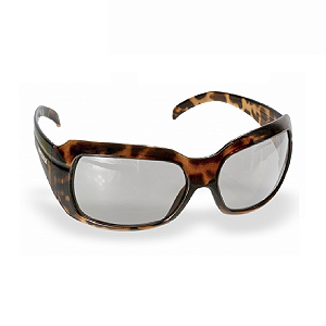 Óculos De Segurança Kalipso Ibiza Haste Marrom Lentes Cinza - CA 35158