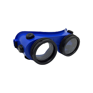 Óculos De Segurança Silo P/ Maçariqueiro / Rebarbador Azul Ref. S-10/1 - CA 36281