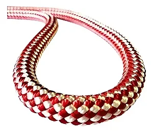 Corda Semi-estática Harpia Work Branco/Vermelho 10mm