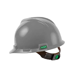 Capacete De Proteção MSA V-Guard Cinza - CA 498