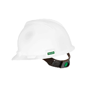Capacete De Proteção MSA V-Guard Branco - CA 498
