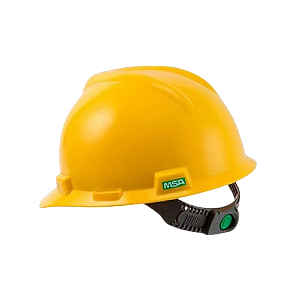 Capacete De Proteção MSA V-Guard Amarelo - CA 498
