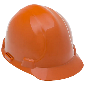 Capacete De Proteção Ultra Master MI C/ Carneira Laranja- CA 12354