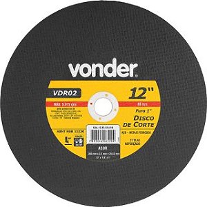 Disco De Corte 12 x 1/8 x 1 VDR02 VONDER
