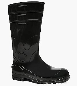 Bota De PVC Bracol Longa BPL C/ Forro S/ Bico De Aço Preto - CA 37750