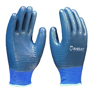 Luva De Segurança Imbat Wave Nitrílica T.09 - G