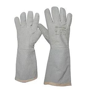 Luva De Segurança Valcan Raspa Weld Forrada 20CM - CA 32586